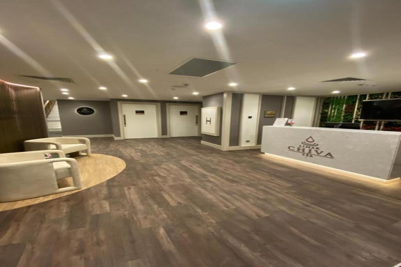 Limak Skopje Luxury Hotel Exterior photo The reception area of the new CIMA building